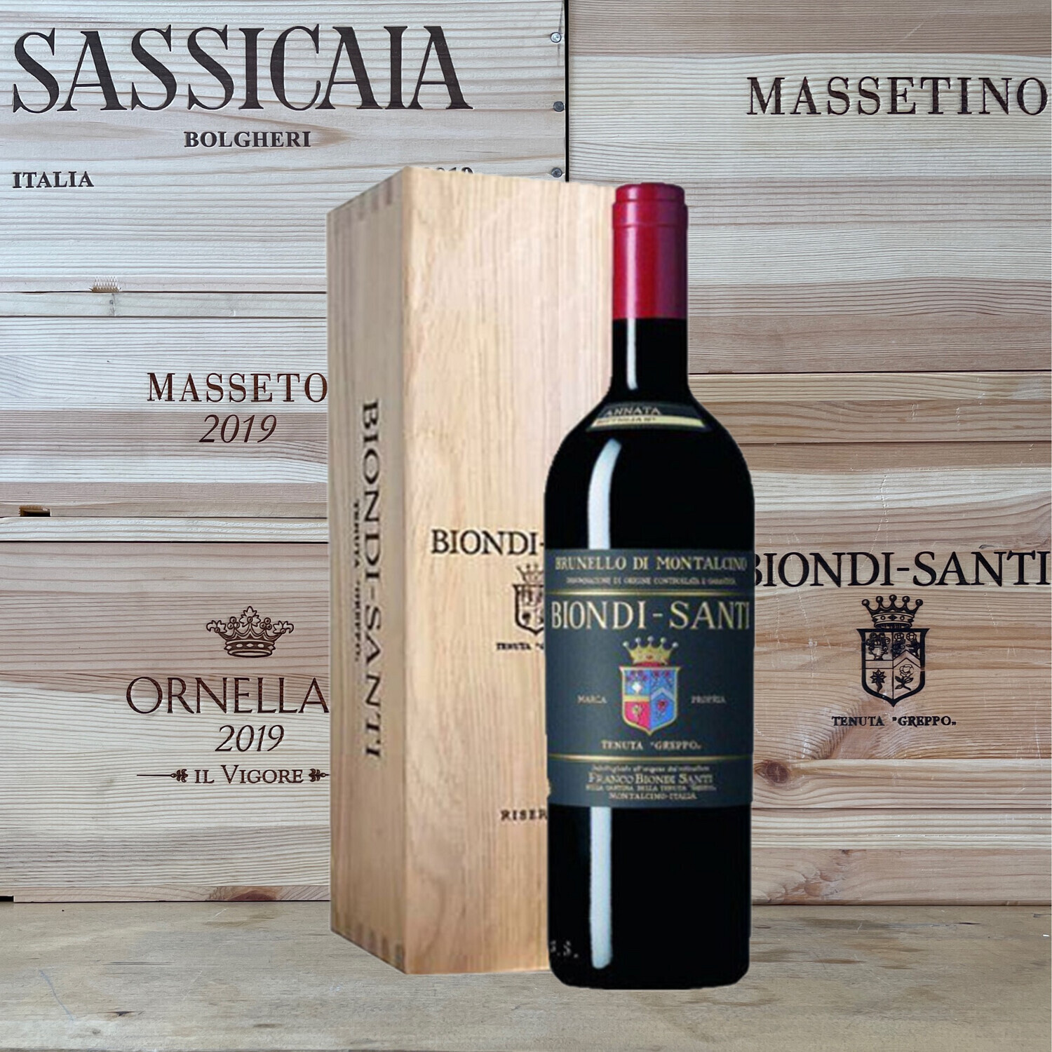 Brunello di Montalcino Biondi Santi riserva 2015 Magnum 3 litri