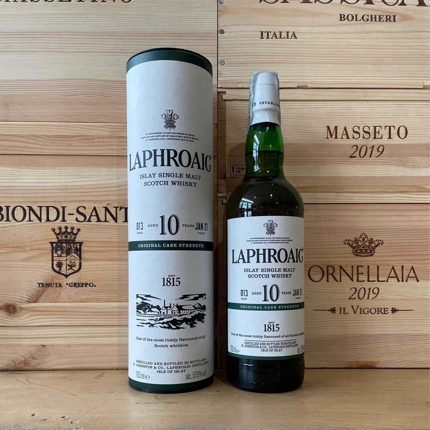 Whisky Laphroaig 10 anni " Cask Strength batch 13 "
