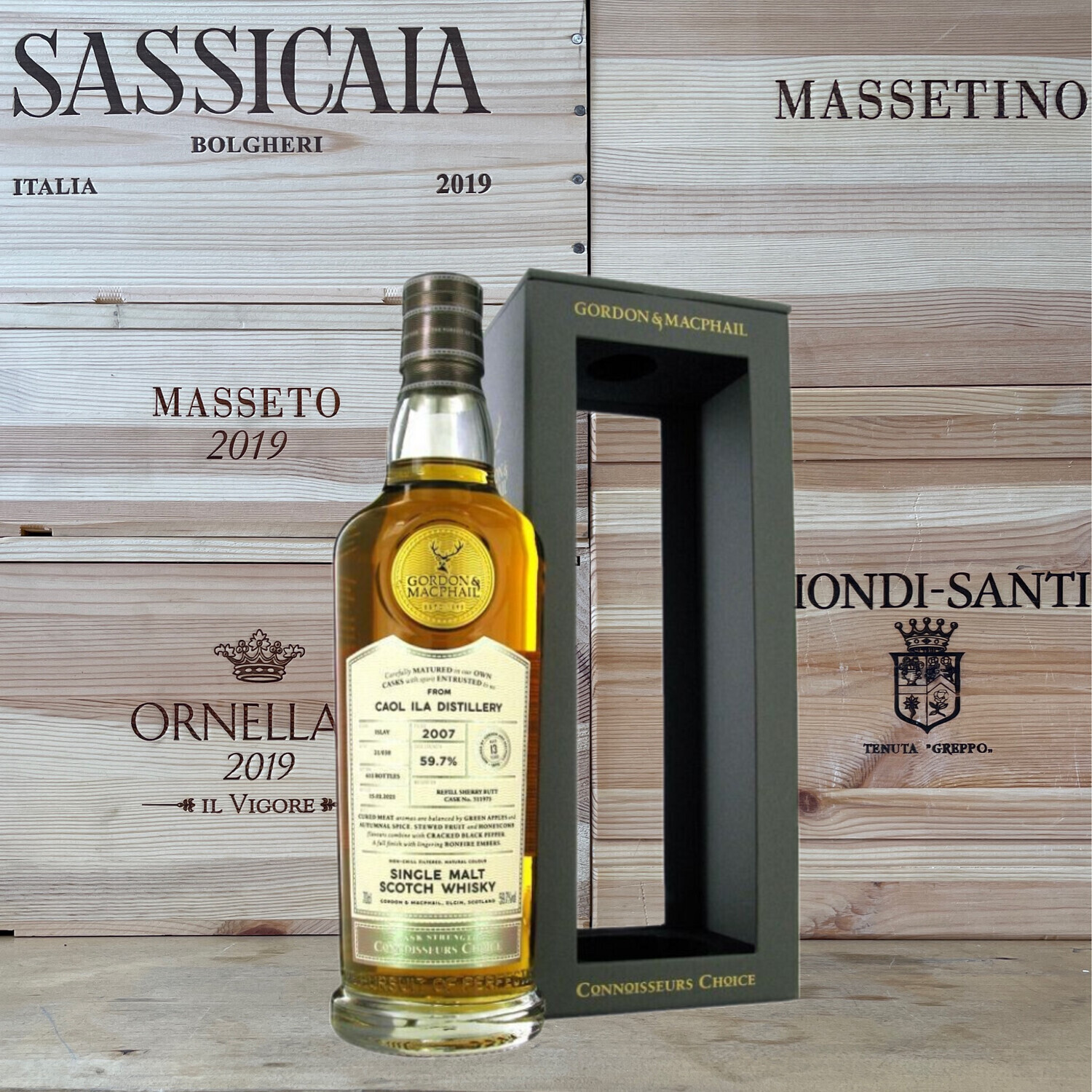 Single Malt Scotch Whisky Gordon & Macphail " connechoir choice Caol ila " 2007 - 2021
