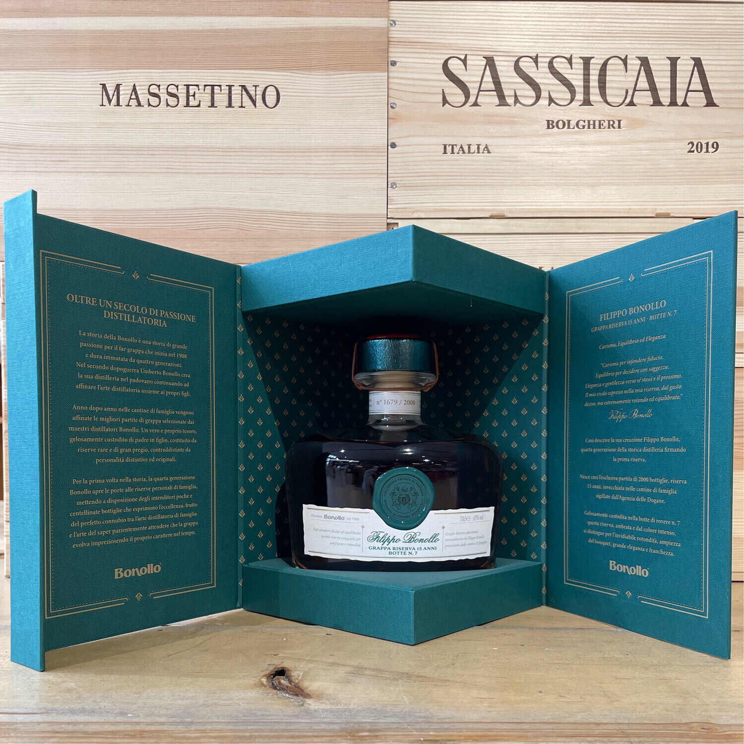 Grappa Bonollo " Riserva Filippo " 15 anni
