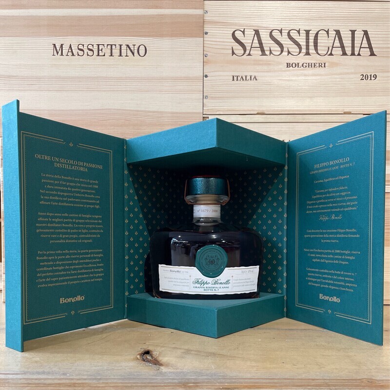 Grappa Bonollo " Riserva Filippo " 15 anni