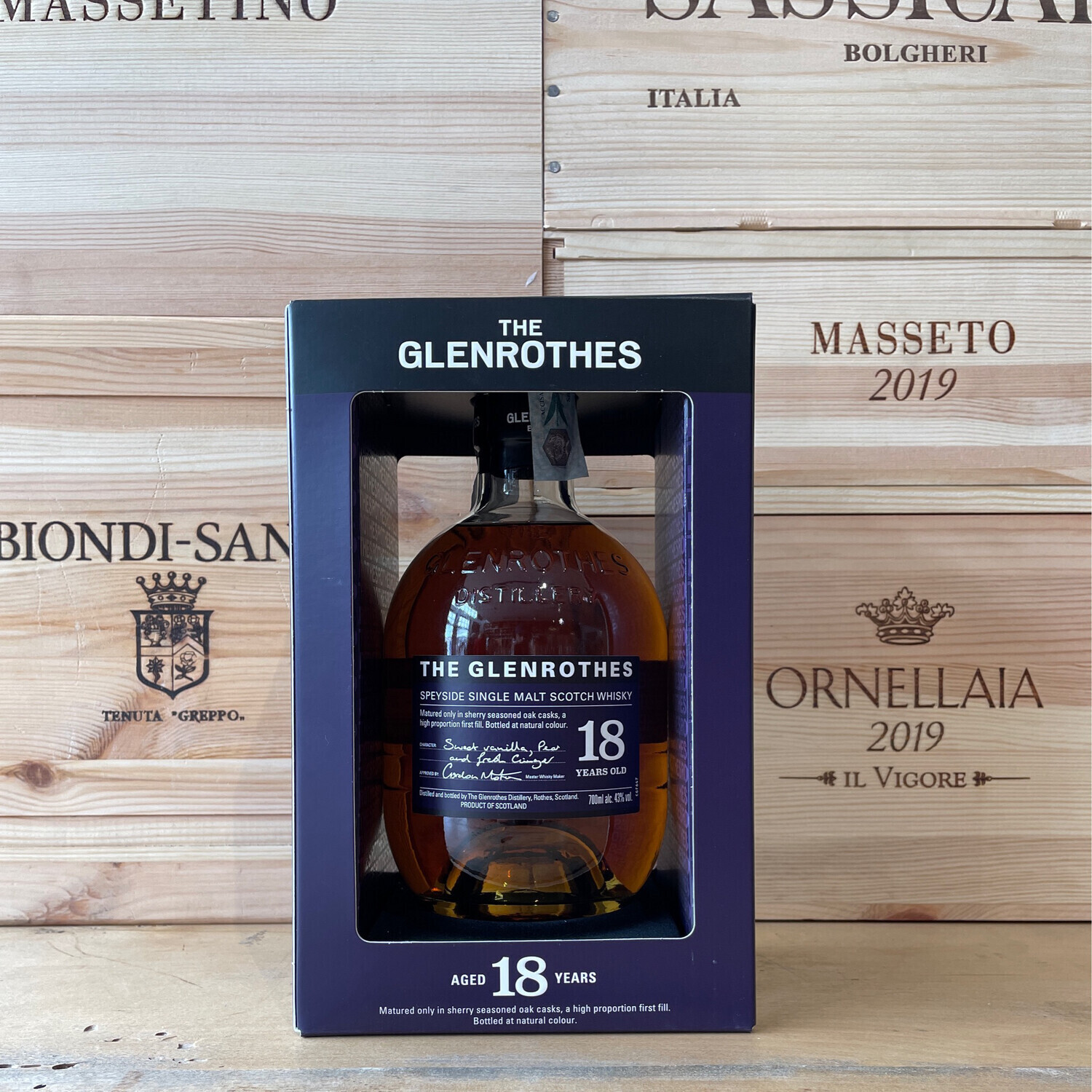Single Malt Scotch Whisky Glenrothes 18 Y.O