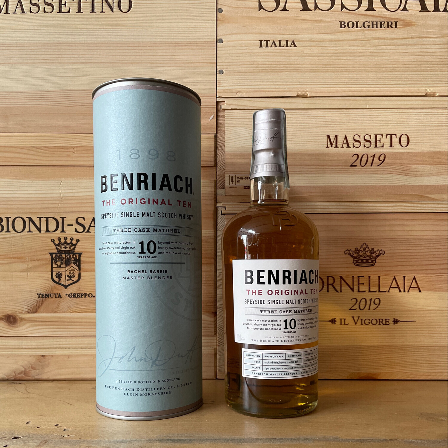 Single Malt Scotch Whisky Benriach 10 anni