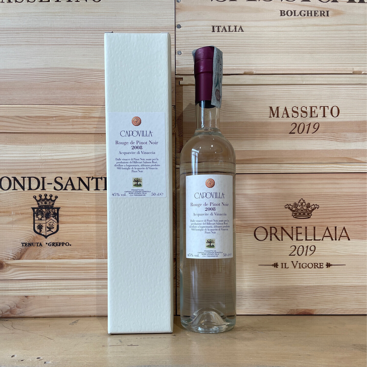Grappa Capovilla " Billecart-Salmon " Pinot Noir  2008