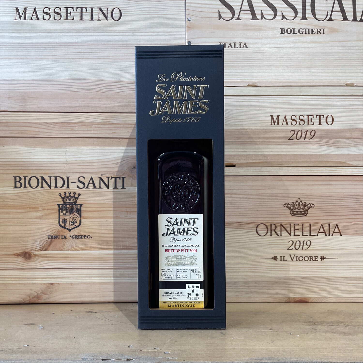 Rhum Saint James " Brut de Fut 2001 " 17 anni Velier