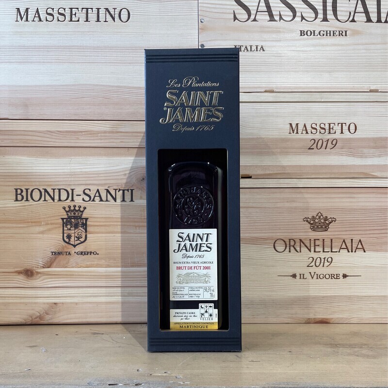 Rhum Saint James " Brut de Fut 2001 " 17 anni Velier