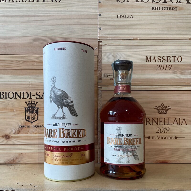 Kentucky straight Bourbon Whisky Wild Turkey " Rare Breed "
