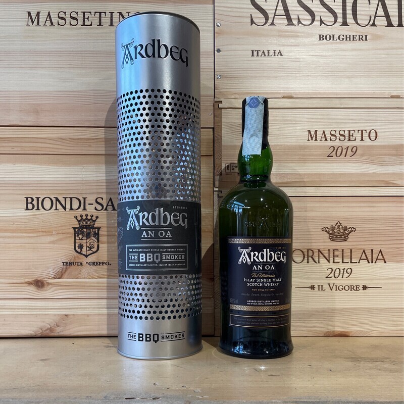 Single Malt Scotch Whisky Ardbeg " An Oa BBQ  edition" gift box