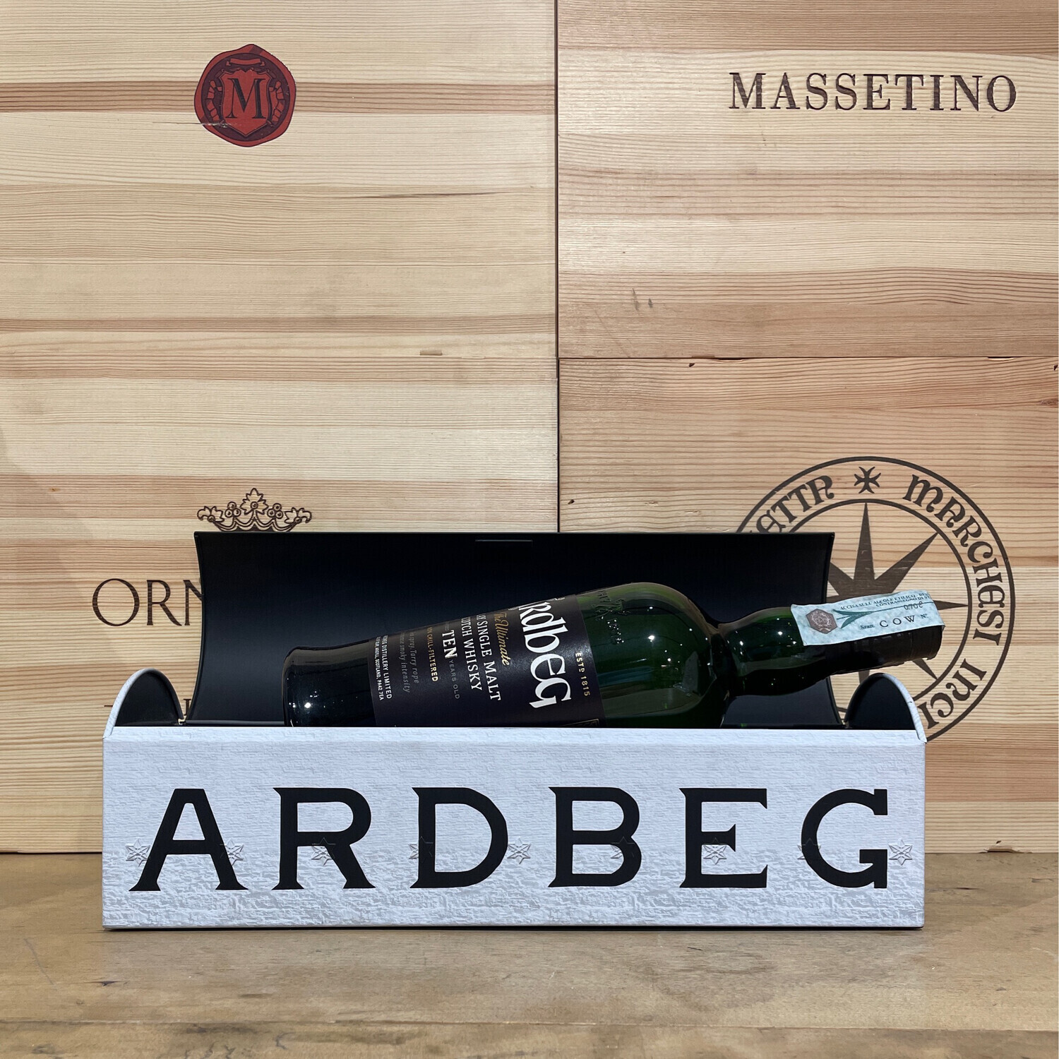 Single Malt Scotch Whisky Ardbeg 10 anni" warehouse edition " gift box