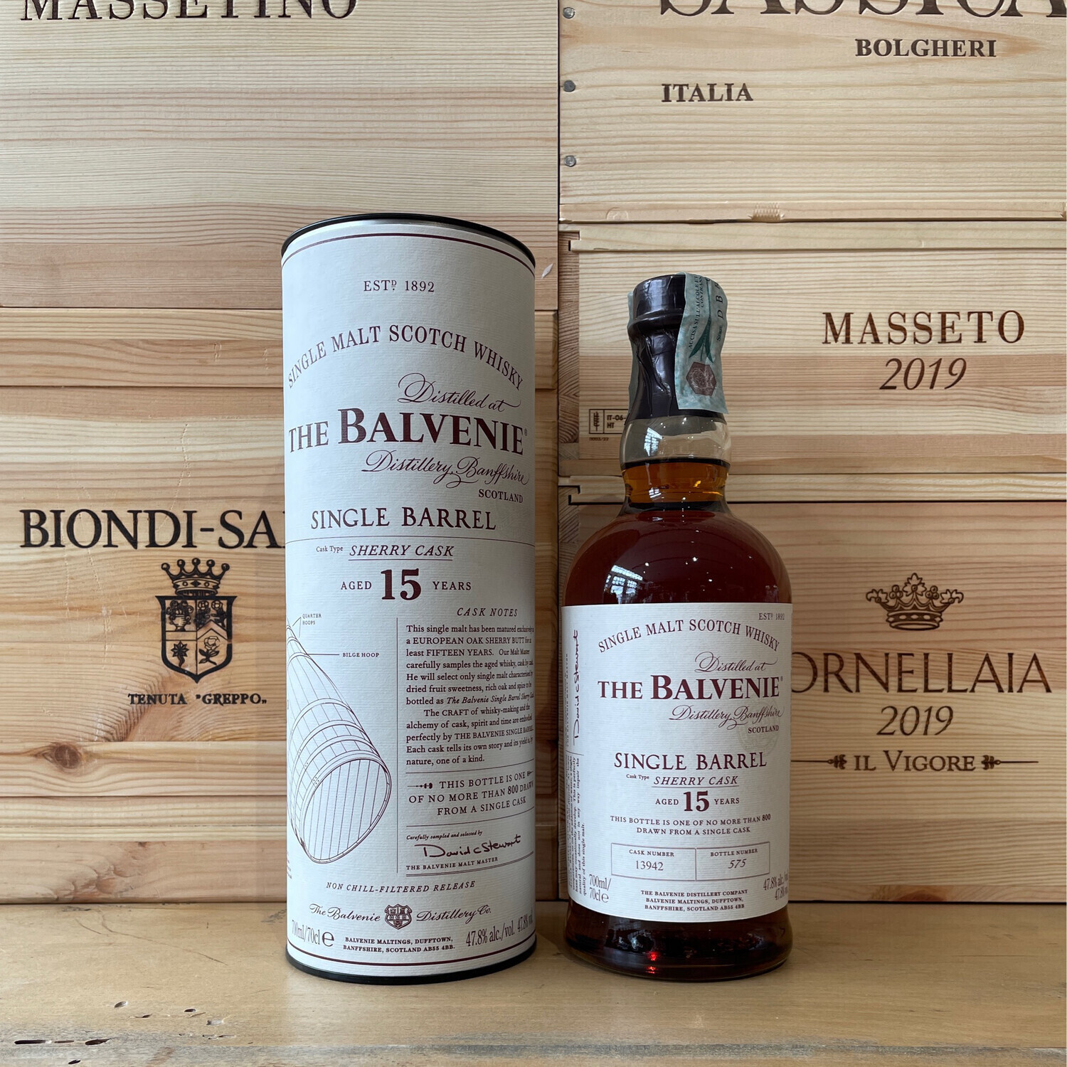 Single Malt Scotch Whisky The Balvenie 15 y.o sherry cask