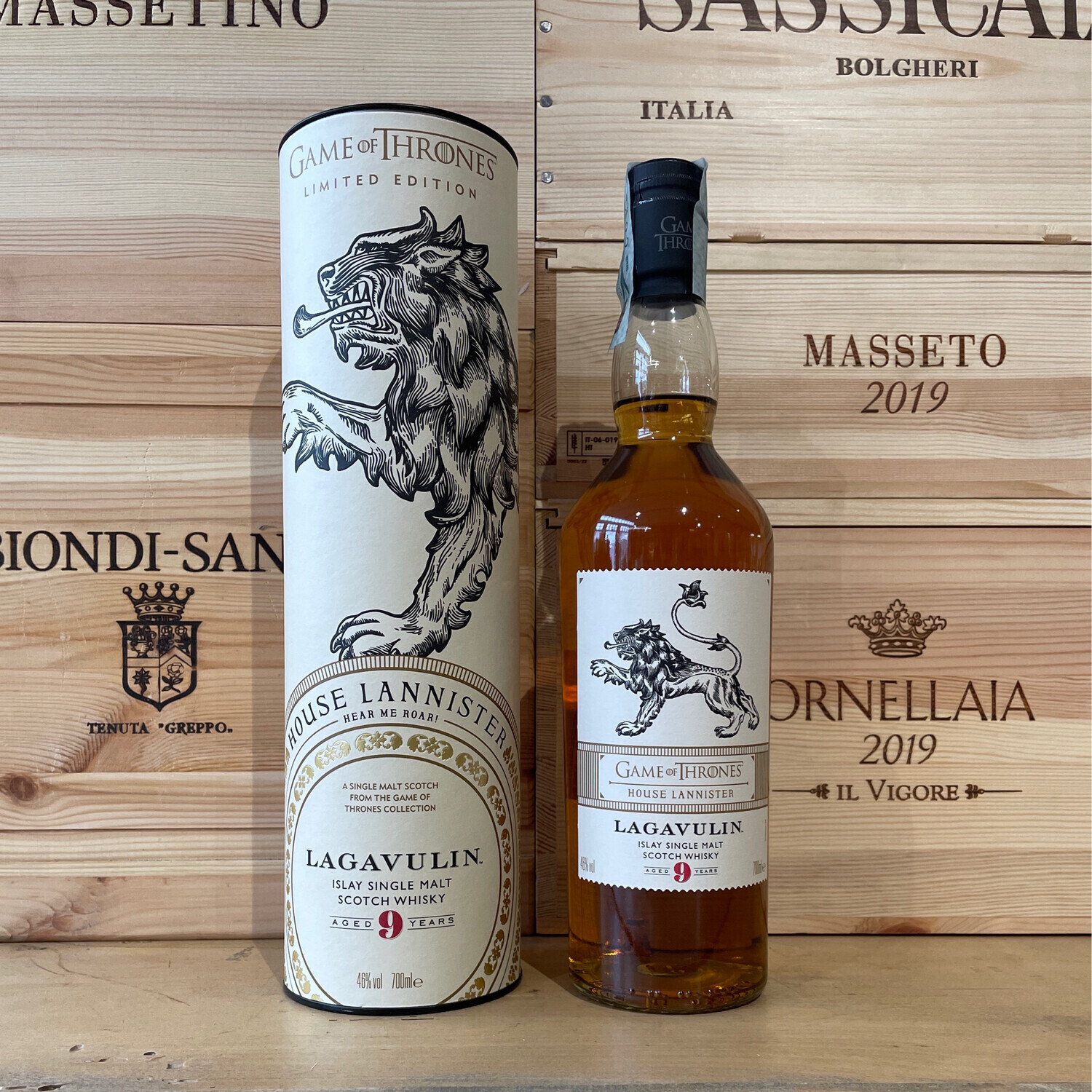 Single Malt Scotch Whisky " Game of Thrones "  Lagavulin 9 anni