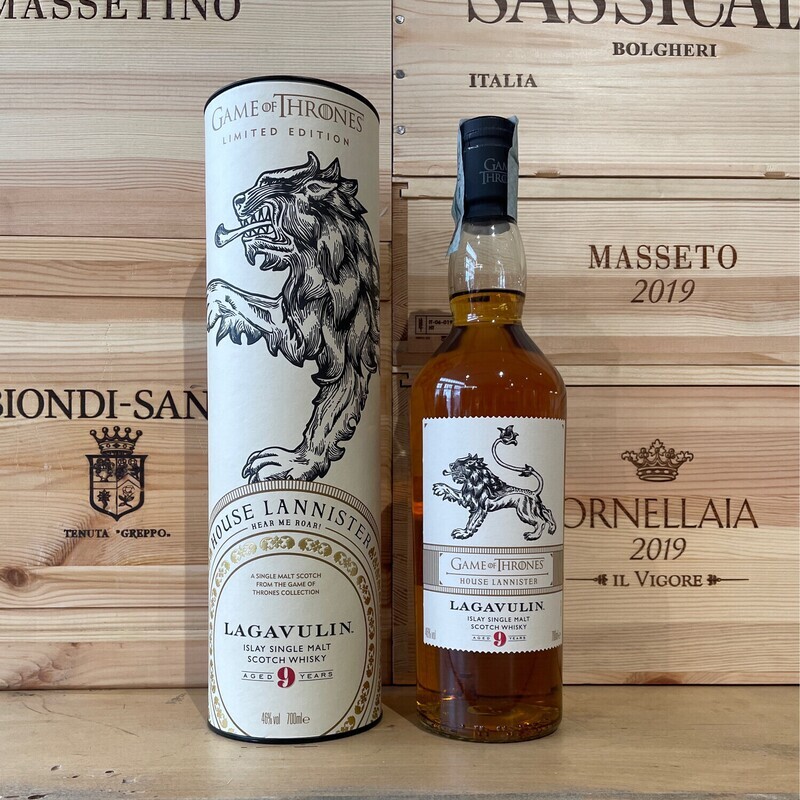 Single Malt Scotch Whisky " Game of Thrones "  Lagavulin 9 anni