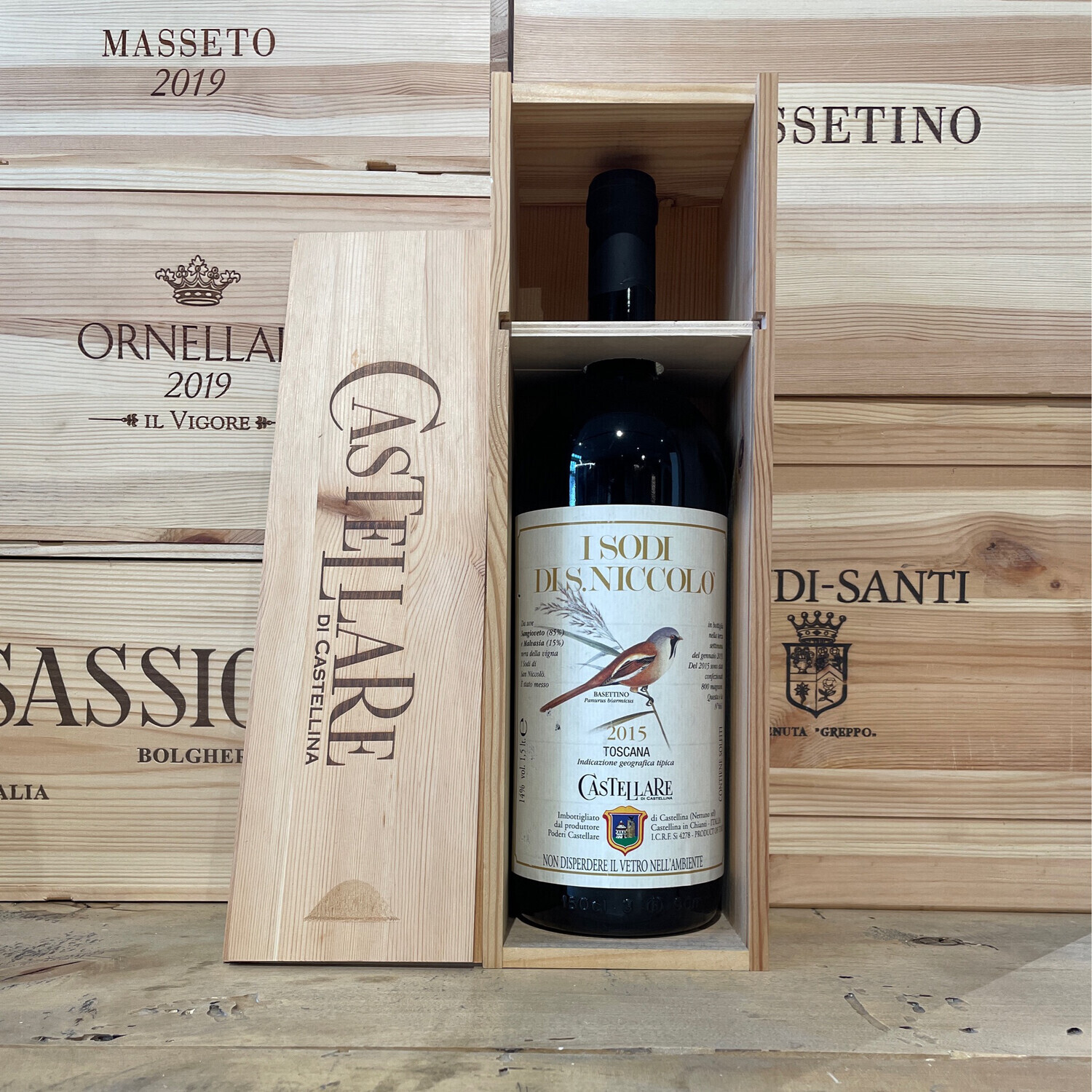 Vino " I sodi di San Niccolò Magnum 2015 " Castellare