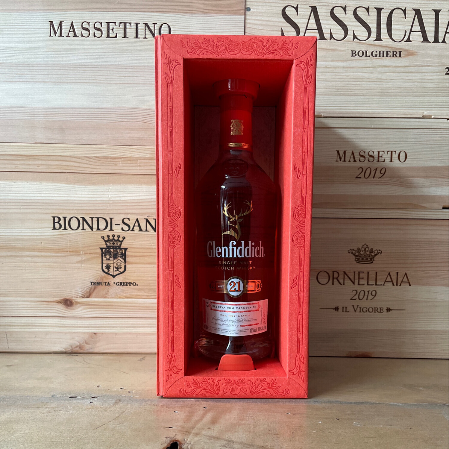 Single Malt Scotch Whisky Glenfiddich 21 anni