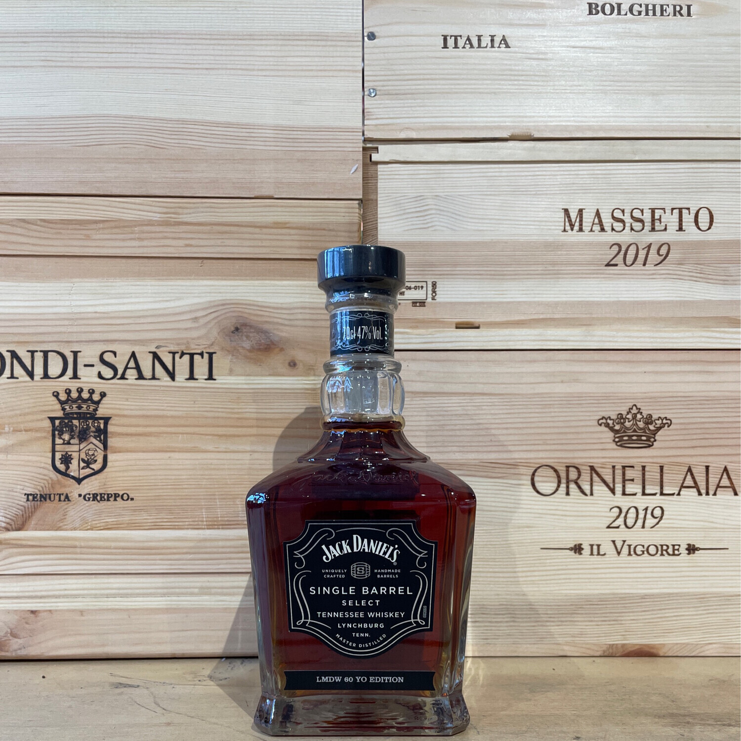 Tennessee Whiskey Jack Daniel's " single barrel 60 anni   limited edition LMDW "