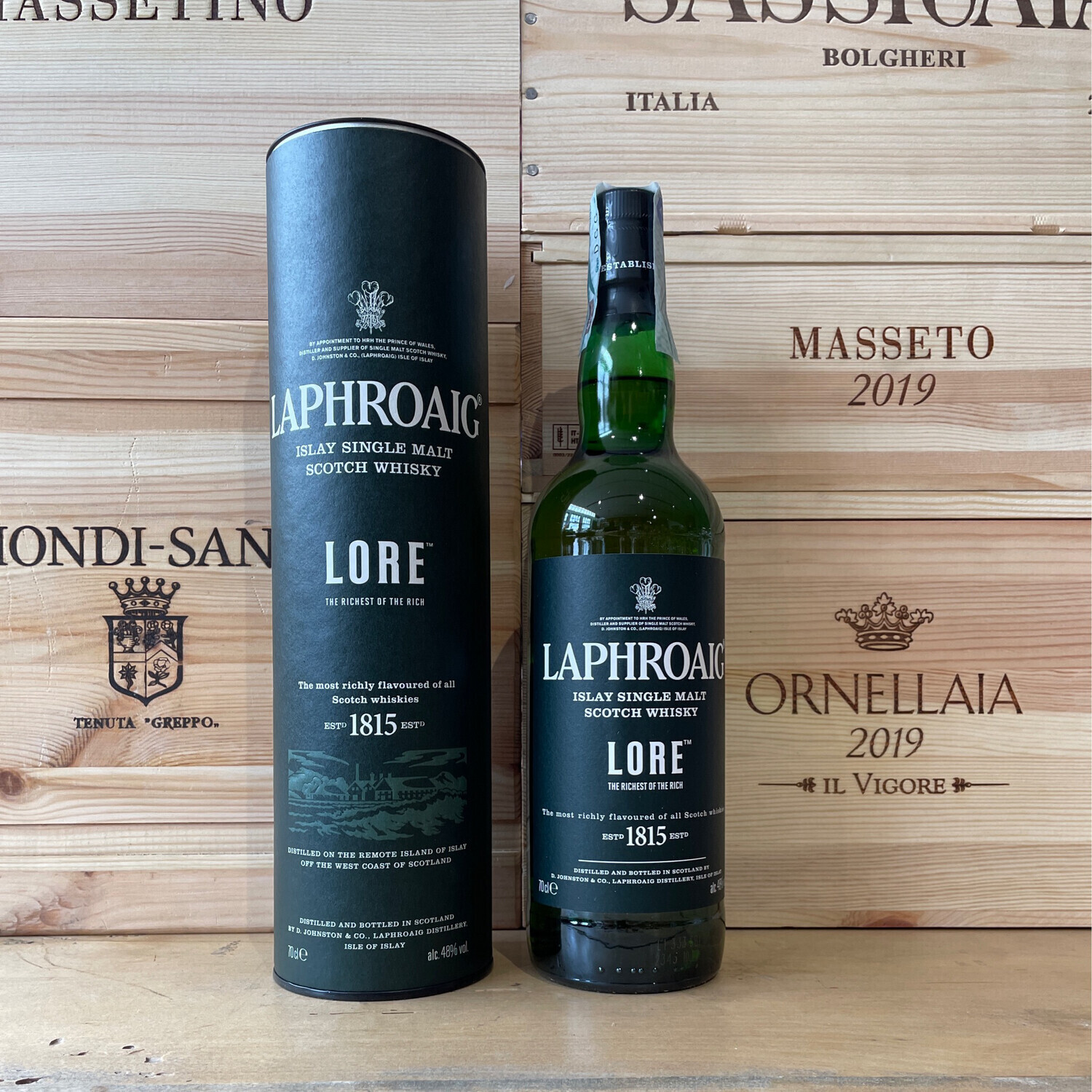 Single Malt Scotch Whisky Laphroaig  " Lore "