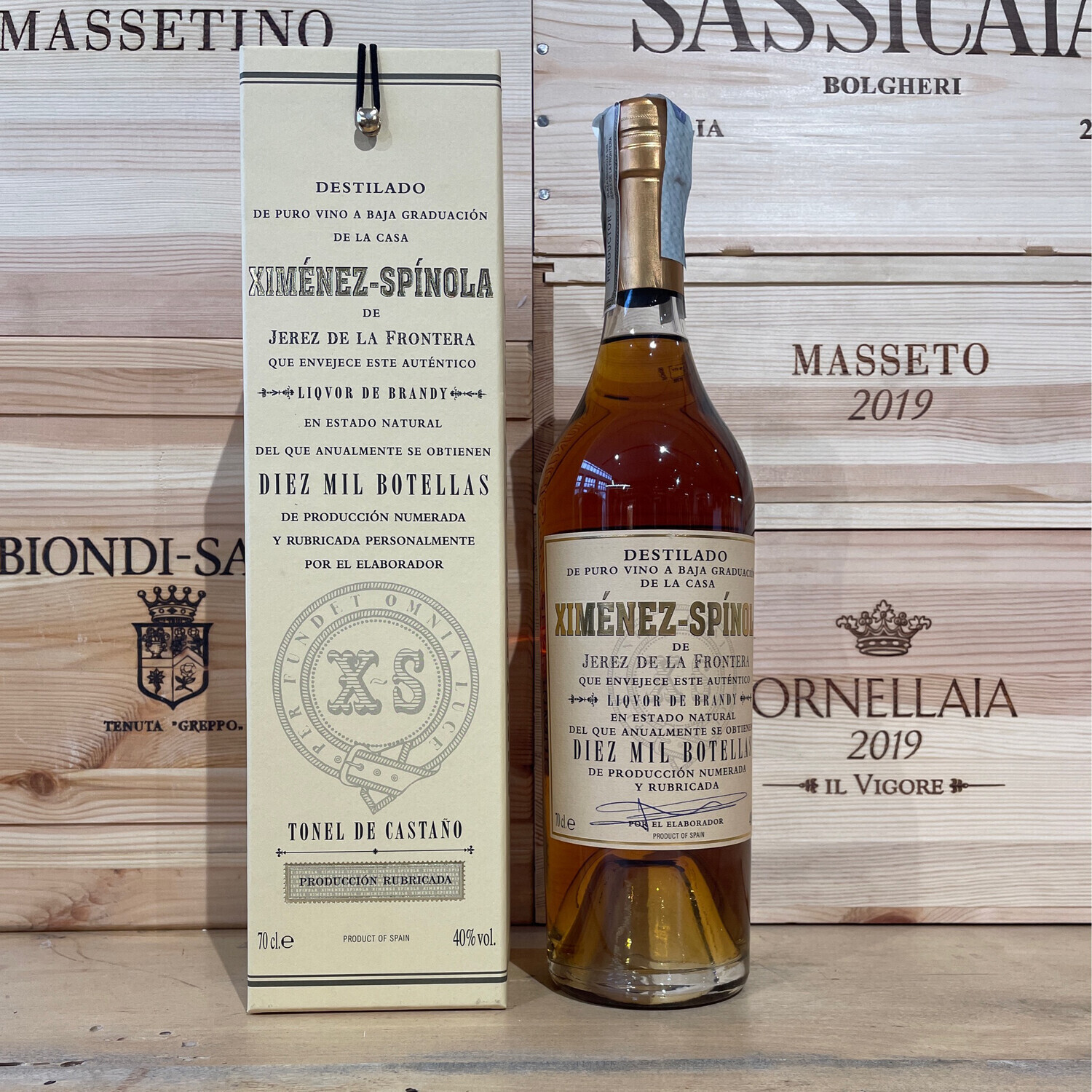 Brandy Ximenez - Spinola diez mil botellas