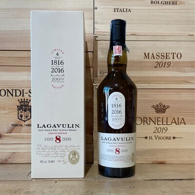 Single Malt Scotch Whisky Lagavulin 8 anni " 200th anniversary "