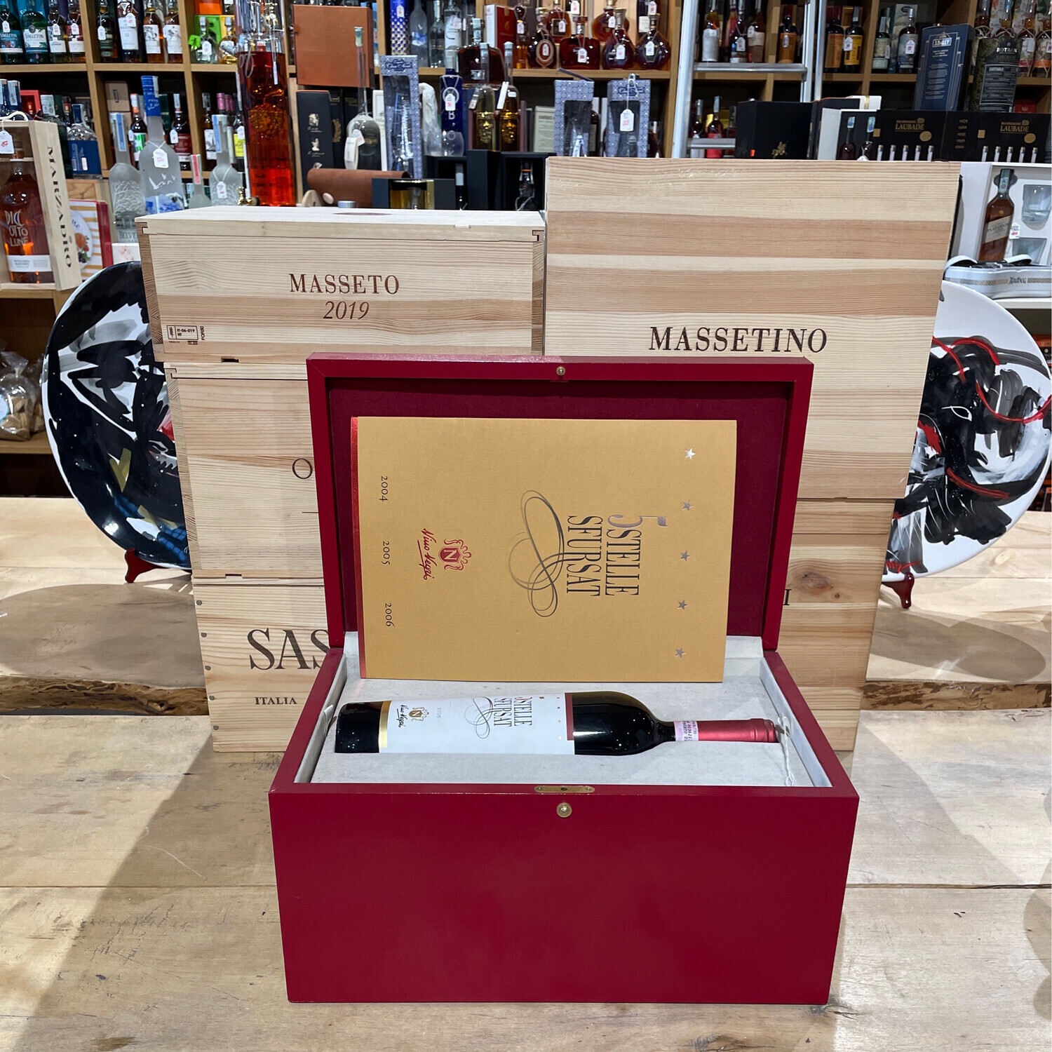 Sfursat della Valtellina  Negri " 5 stelle esperienza sensoriale " 2006/2005/2004 3 bottilgie