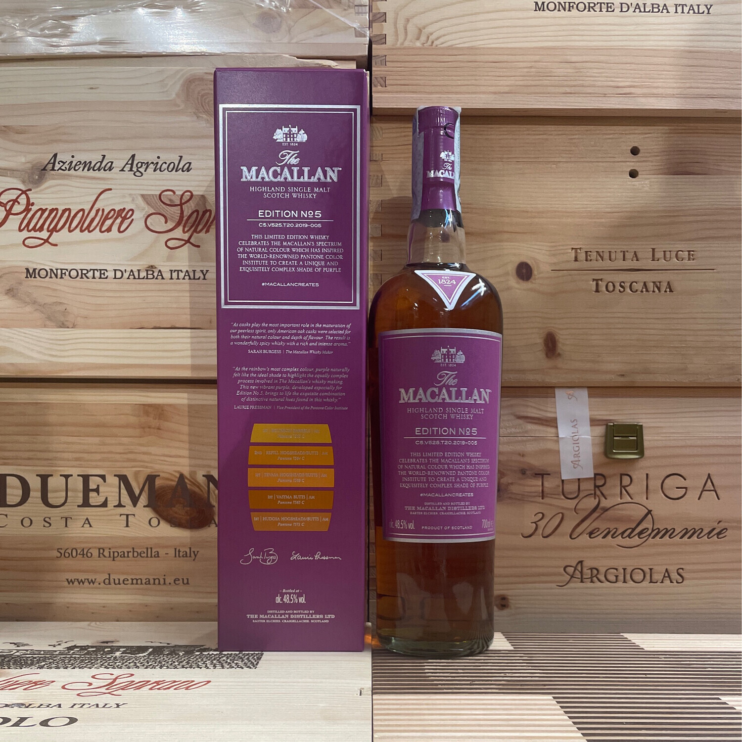 Single Malt Scotch Whisky The Macallan " edition n ° 5 "