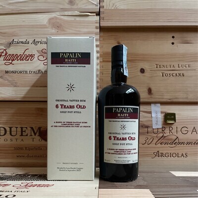 Rum Velier " Papalin " Haiti 6 anni ex sherry casks