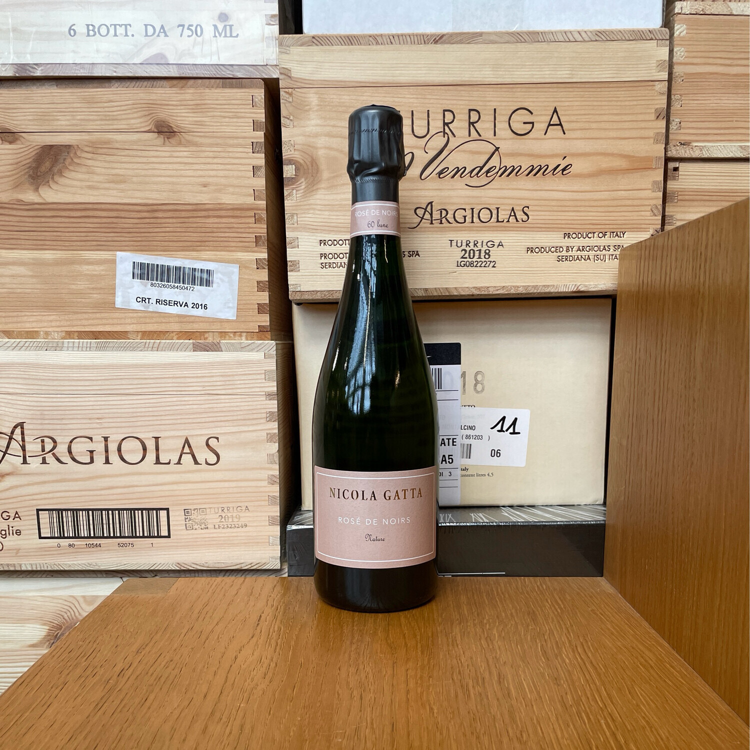 Spumante Nicola Gatta Rosè de noir nature