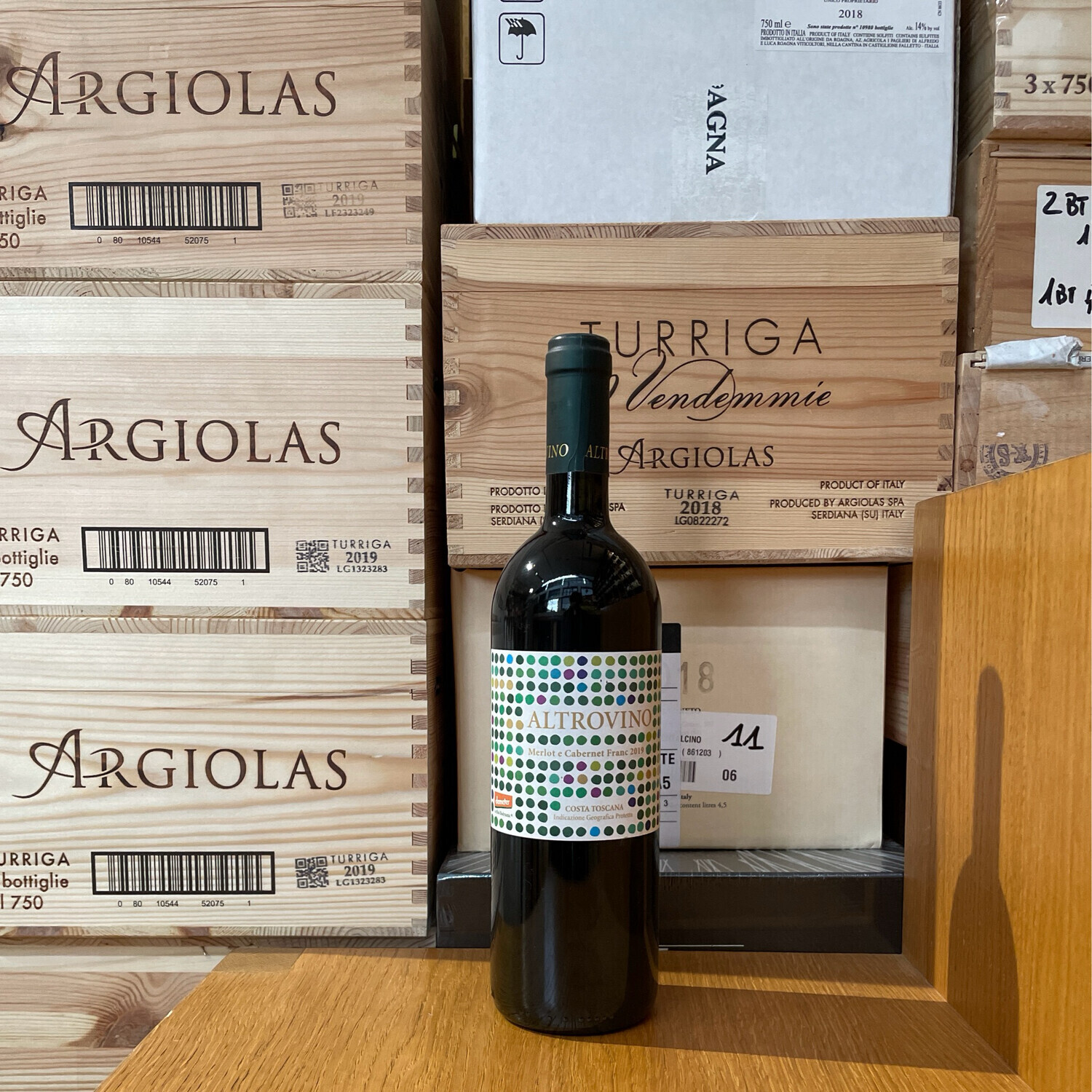Vino " Altrovino " Duemani 2019