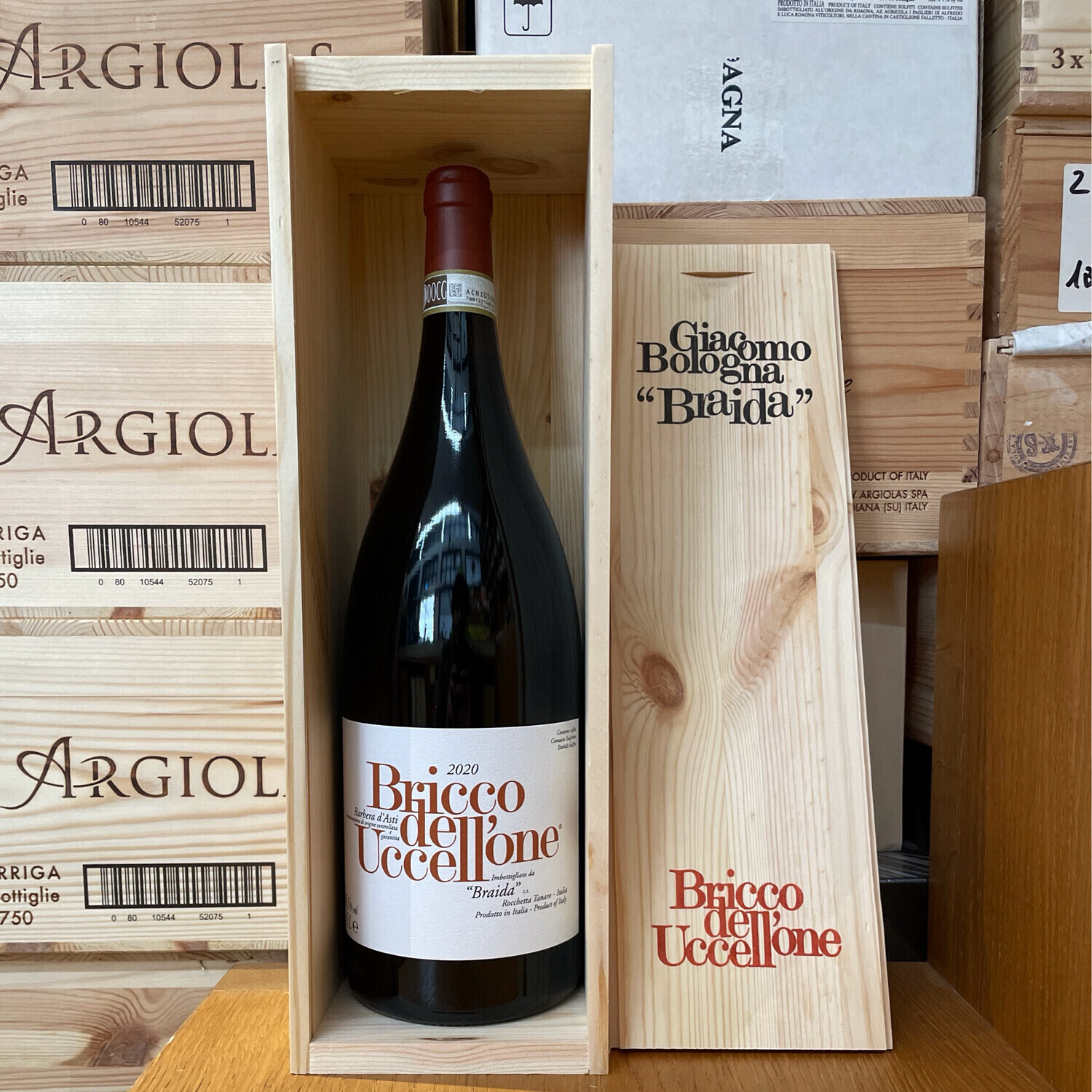 Barbera d'Asti DOCG   " Bricco dell'uccellone "  Magnum 1.5 lt Braida 2020