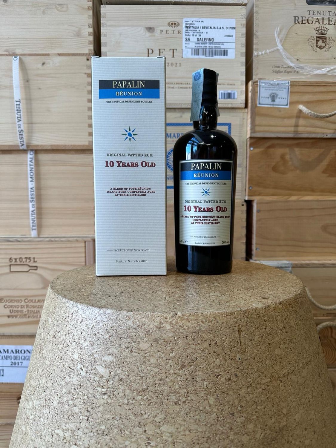 Rum Velier " Papalin " Reunion 10 anni original vatted rum