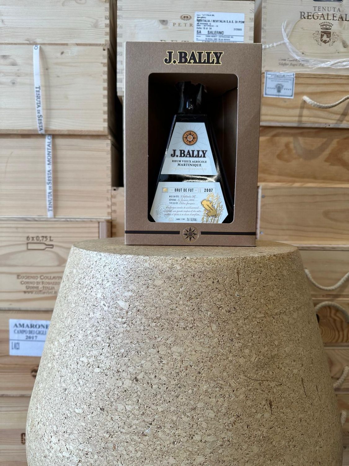 Rum Bally Pyramide " Brut de Fut " 2007
