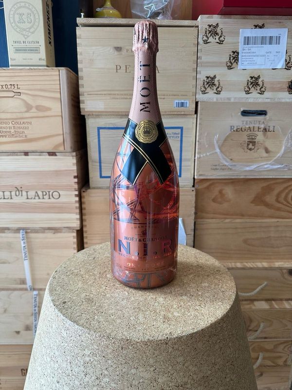 Champagne Moët & Chandon " N.I.R. Nectar Impérial Rosé Dry " Luminous  Magnum 1.5 lt