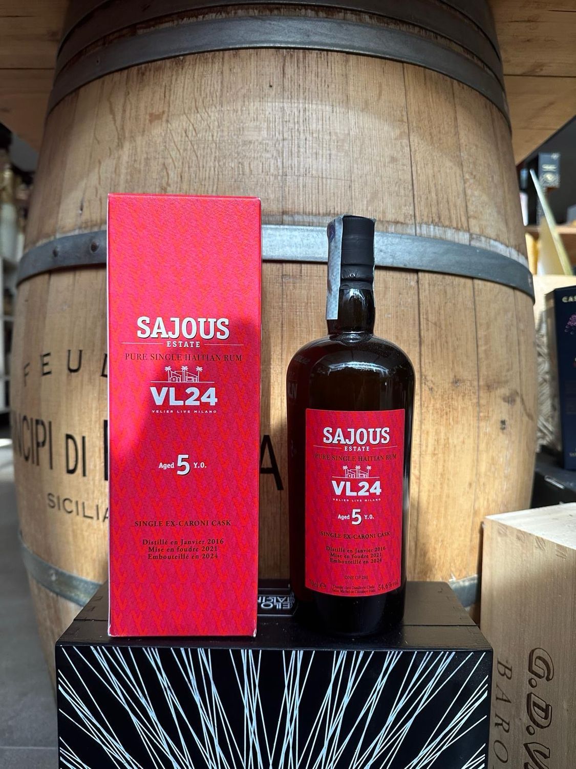 Rum Sajous Estate 2016 - Velier 5 anni Single Ex-Caroni Cask / VL24