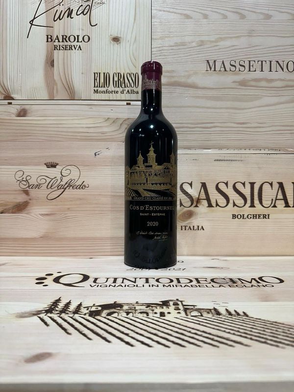 Vino Cos d'Estournel " etichetta oro "  2020 - Saint Estephe