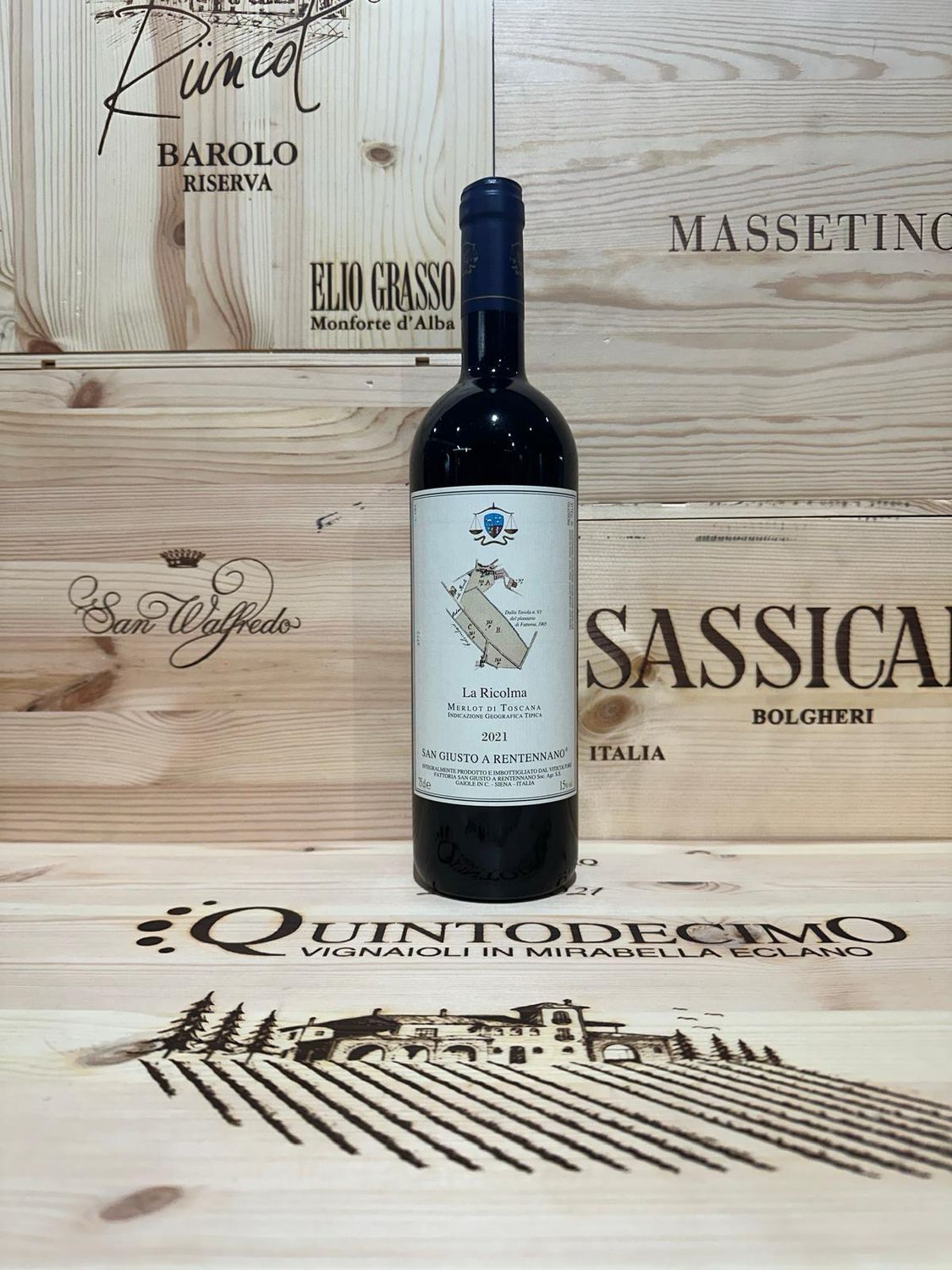 Toscana IGT " La Ricolma " San giusto a Rentennano   2021