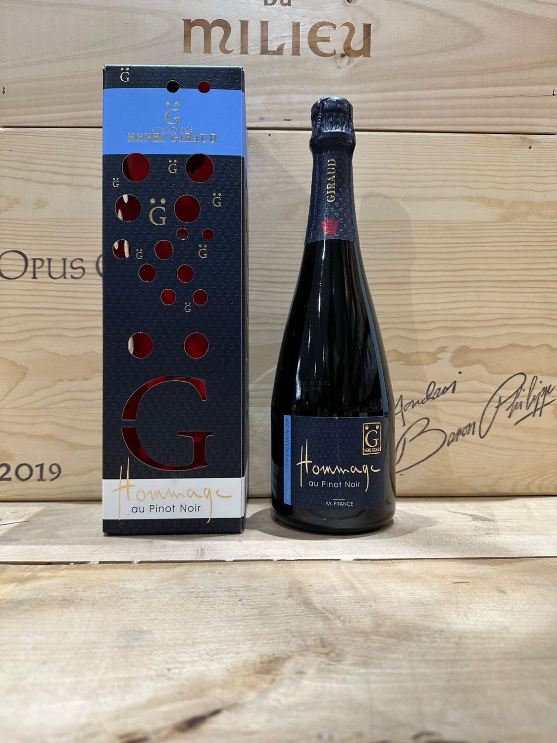 Champagne Blanc de noir "Hommage au Pinot Noir"  - Henri Giraud