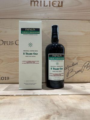 Rum Velier  Rum Velier " Papalin "Jamaica 5 anni  original vatted rum