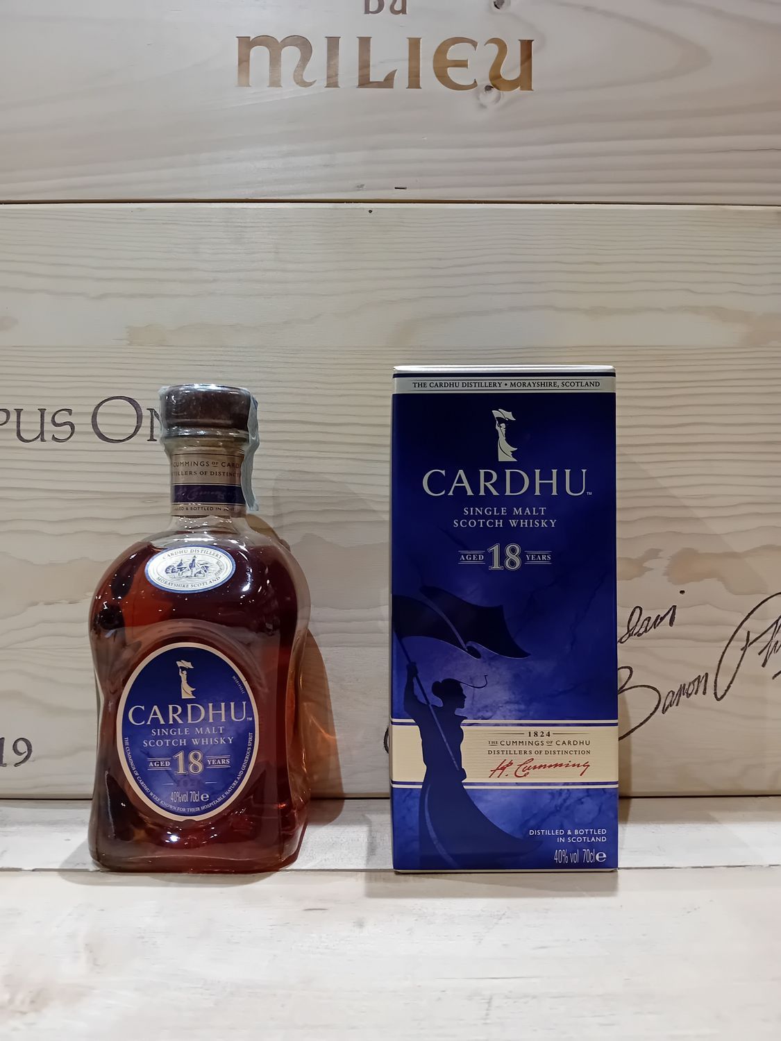 Single Malt Scotch Whisky Cardhu 18 anni