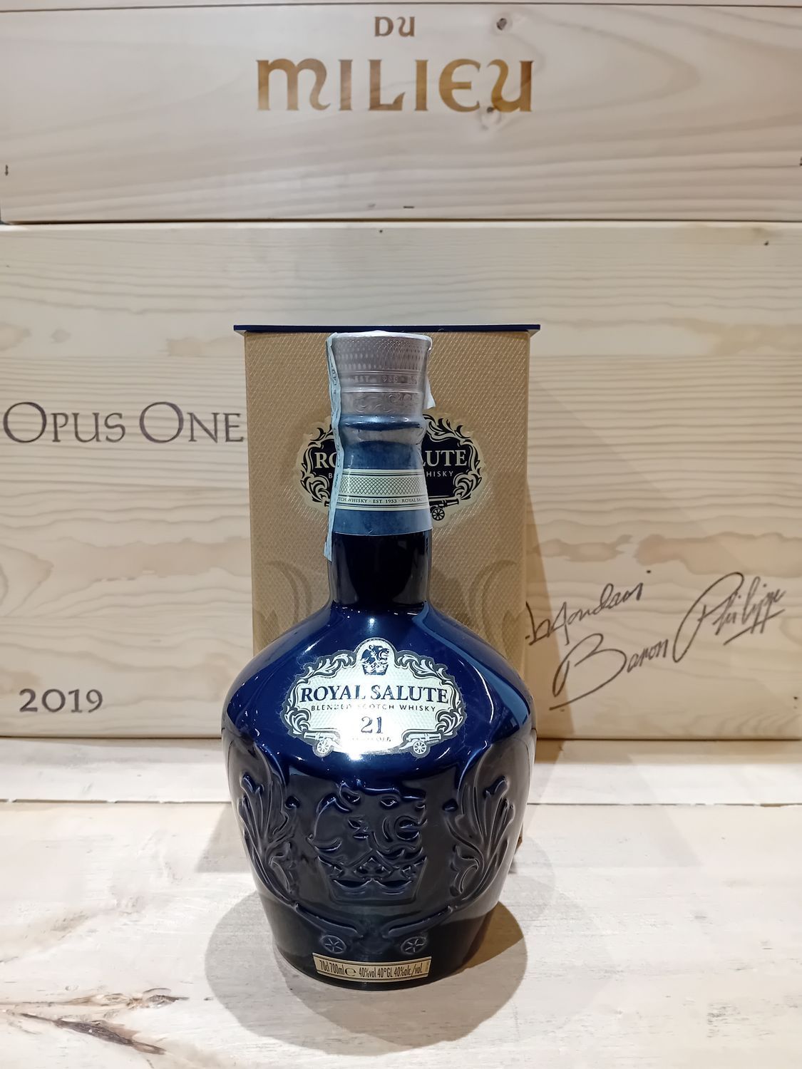 Whisky " Royal Salute 21 anni  " sapphire  Edition