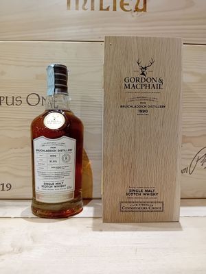 Single Malt Scotch Whisky Gordon & Macphail " connechoir choice Upper Range Bruichladdich "  1990. 30 anni