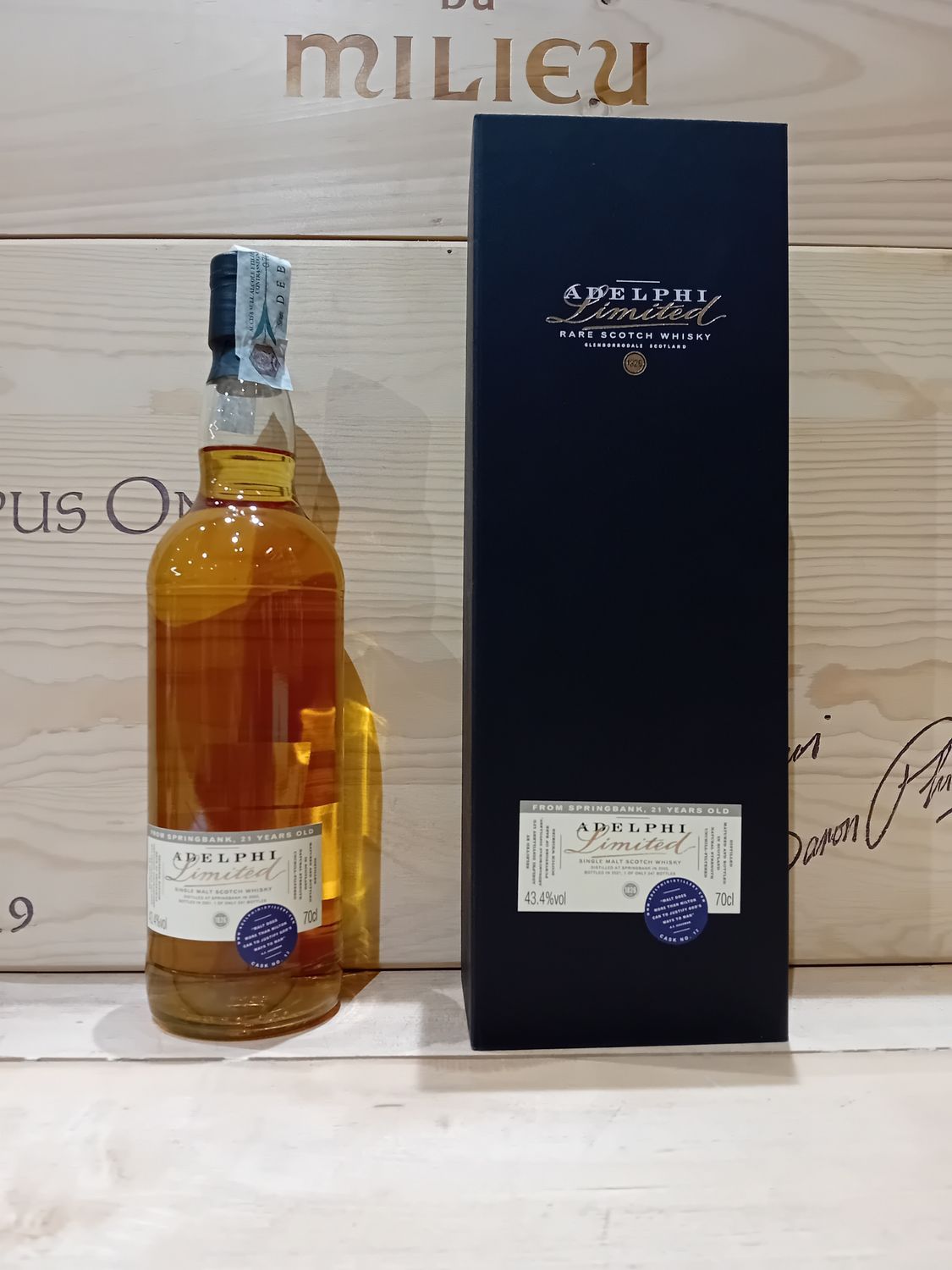 Whisky Adelphi  " Springbank " 2000 - 21yo - 43.4%