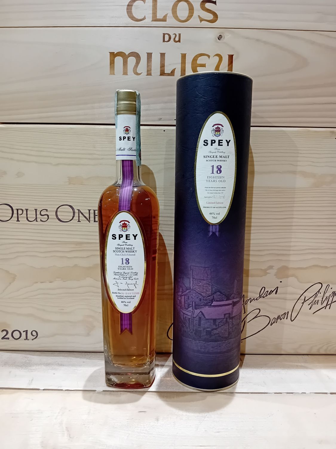 Single Malt Scotch Whisky " Spey " 18 anni limited selection