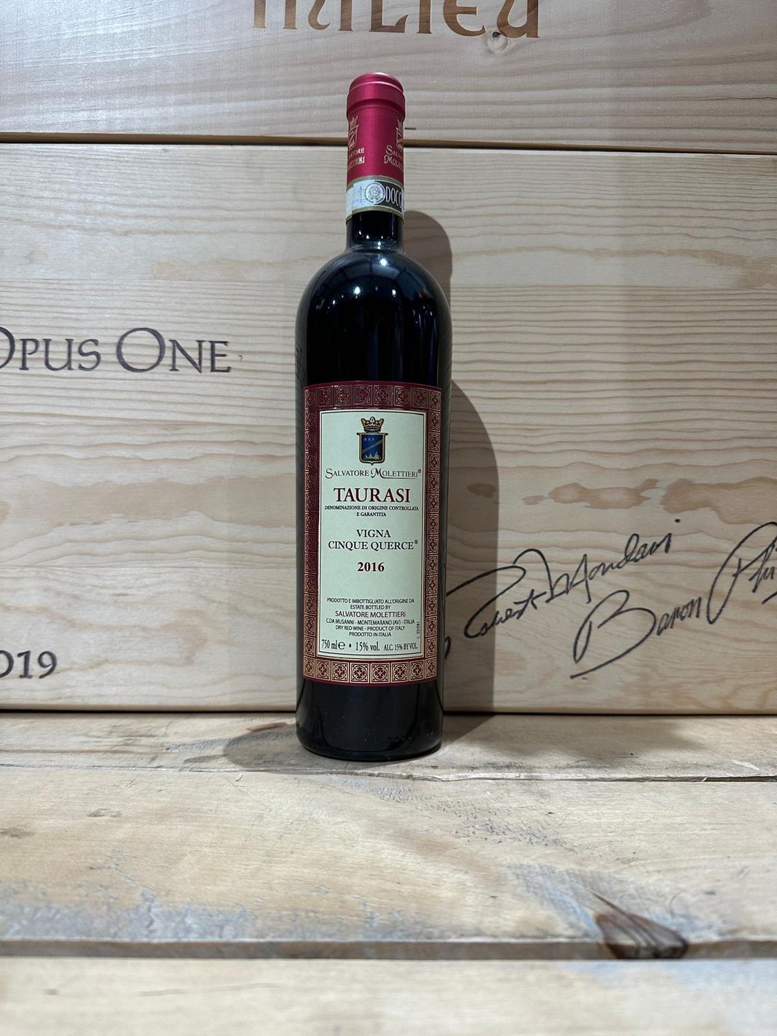 Taurasi  "Vigna Cinque  Querce "  Molettieri 2016