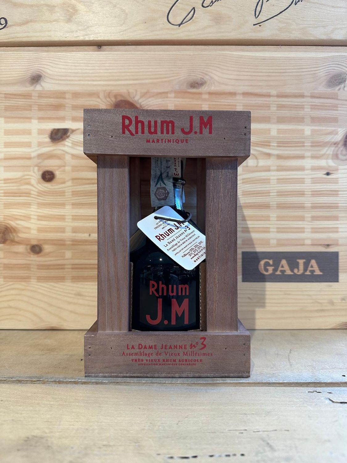 Rhum J.M " La Dame Jeanne n° 3 " Assemblage de vieux millesimes