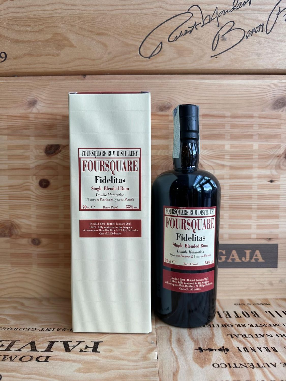 Rum Foursquare distillery " Fidelitas " 20 anni Velier
