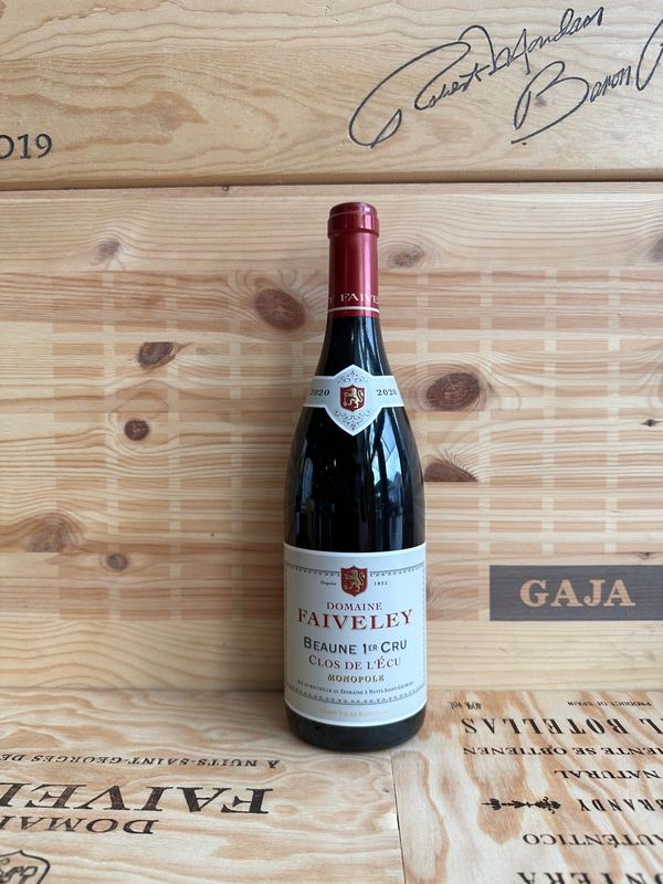 Pinot Noir  Beaune 1Er cru " Clos de L'ecu " Monopole  joseph Faiveley  2020