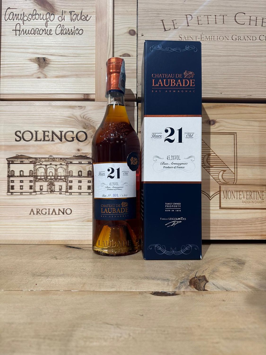 Armagnac Chateau Laubade " 21 ans  "