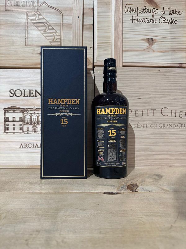 Rum " Hampden Estate "  Fifteen 15 Y.O.