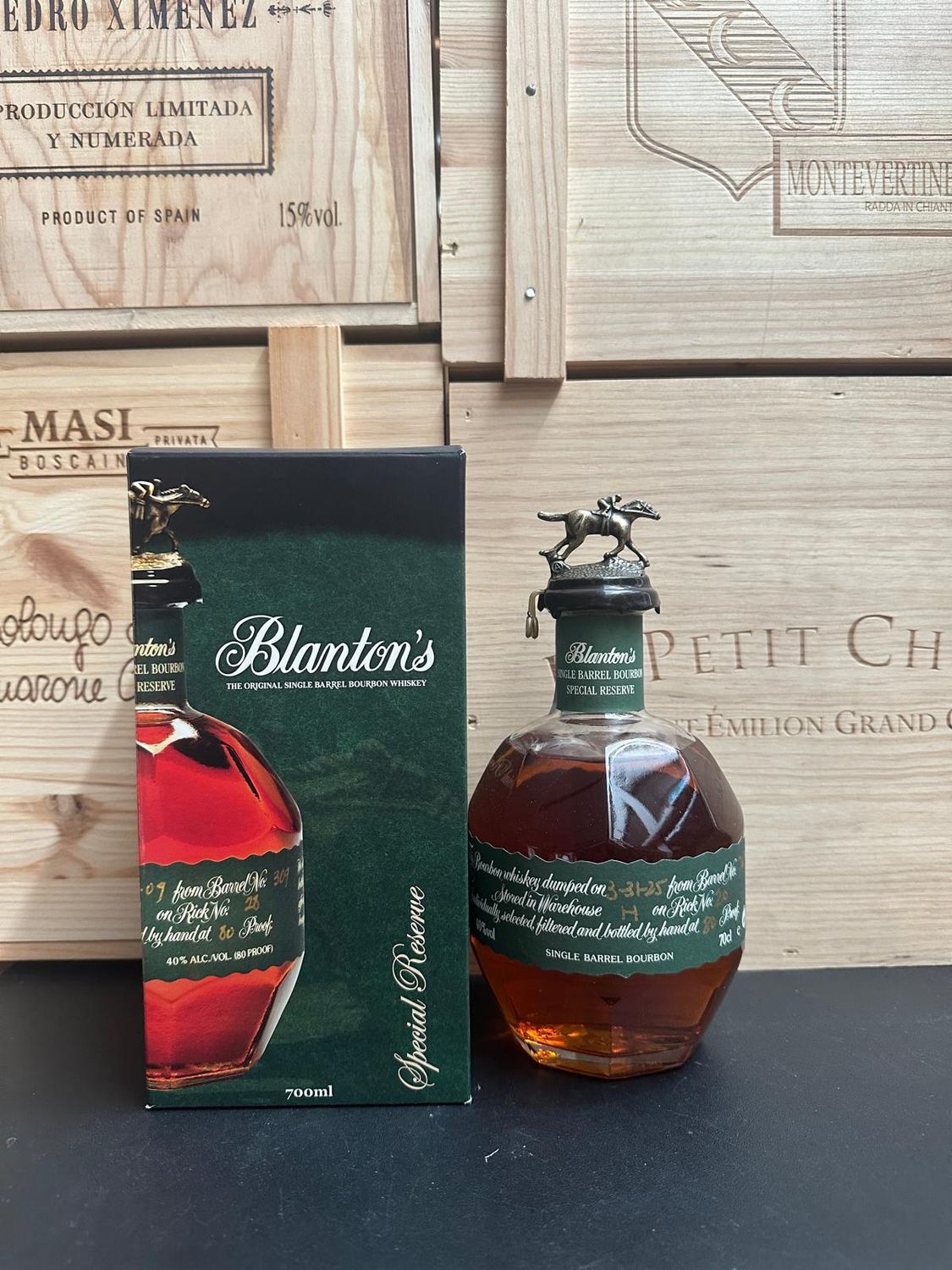 Bourbon whisky Bourbon whisky " Blanton's " Special reserve