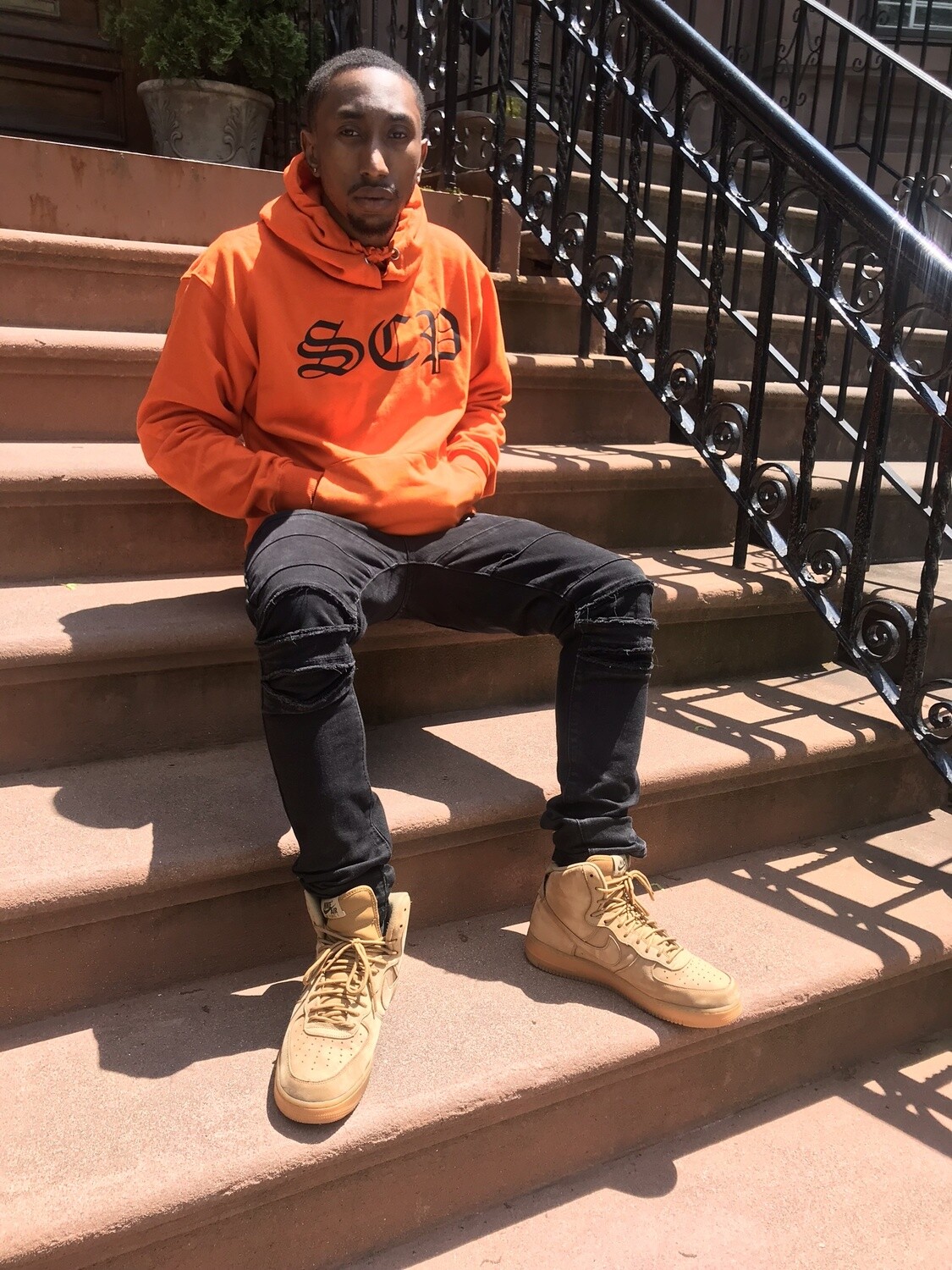 Straight Cash Orange Hoodie