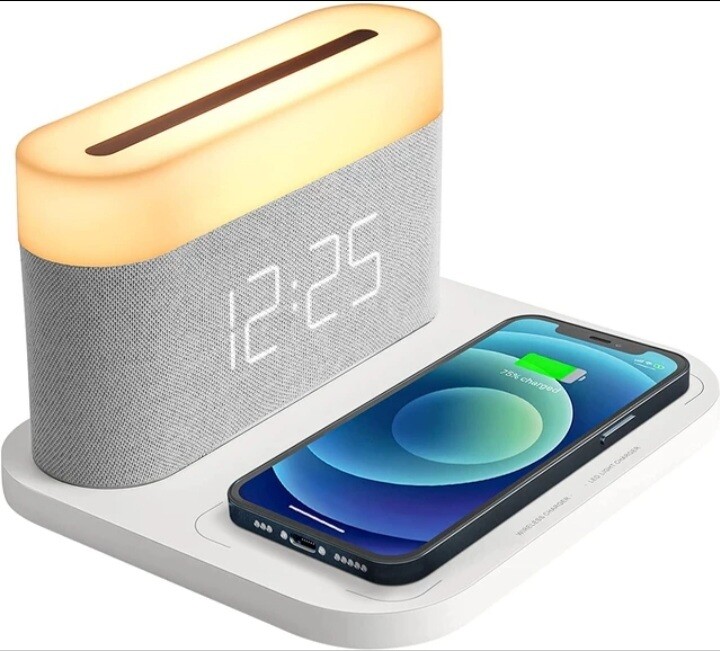 Digital Alarm Clock With Magnetic Night LED